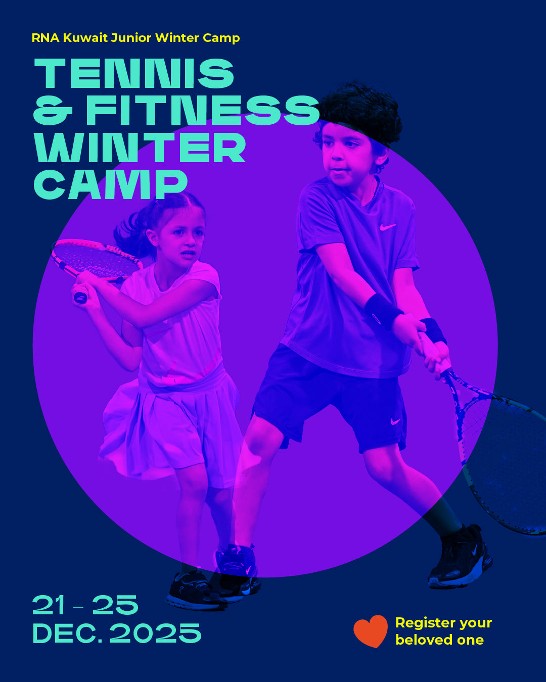 Intensive Tennis & Fitness Winter Camp 21 - 25 December 2025
